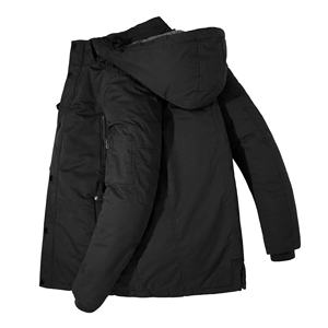 Venta al por mayor de diseño personalizado de alta calidad de los hombres de invierno prendas de vestir exteriores con capucha de burbuja chaquetas acolchadas para los hombres - Product Image 2