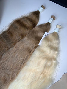 Extensions de cheveux en vrac au prix de gros Cheveux humains vietnamiens Double noyade 100 grammes Couleurs foncées 14 pouces - Product Image 2