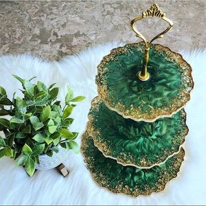 Trendy Resin Cake Stand For Displaying Cakes Cupcakes Pastries And Decorative Sweet <b>Treat</b> Collections - Product Image 4