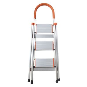 330 Lbs Load Capacity <b>Folding</b> Platform Stool Non-Slip 3-<b>Step</b> Aluminum XH <b>Ladder</b> - Product Image 3