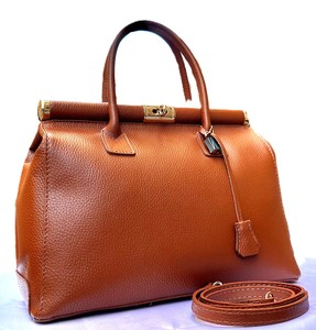 Royaa Handmade Leather <b>Bags</b> for Women, Elegant Leather Tote with Lock and Key Leather Laptop Tote <b>Bag</b> Waterproof 15 Inch <b>Work</b> - Product Image 4