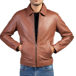 Veste en cuir pour homme, style 2026, tissu coupe-vent, vêtements, taille personnalisée, veste d'hiver pour homme - Product Image 5