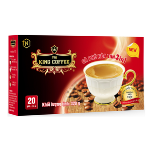 Best Selling King <b>Coffee</b> 3 In 1 <b>Instant</b> <b>Coffee</b> 16g x 20 Sachets Premium <b>Coffee</b> Mix Competitive Price Wholesale Export - Product Image 1