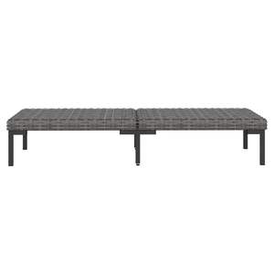 Conjunto de Muebles de Jardín con Asientos Grandes en Acero con Recubrimiento en Polvo Gris Oscuro, Incluye Múltiples Piezas - Product Image 6