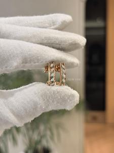 Pendientes de aro con diamantes marquise cultivados en laboratorio de 0.80ct VVS VS EF, oro macizo de 14 quilates, joyería fina contemporánea para mujer. - Product Image 2