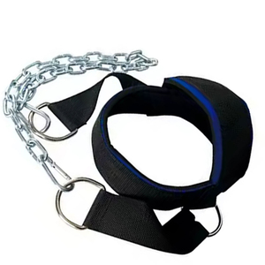 Harnais de tête en néoprène respirant réglable de haute qualité et résistant pour la musculation, l'entraînement en salle de sport et la musculation - Product Image 1