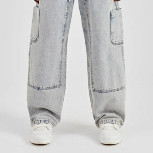 Men straight leg classic denim <b>jeans</b> pants durable casual wear Casual men blue denim <b>jeans</b> pants <b>soft</b> cotton fabric durable - Product Image 2