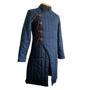 Venta al por Mayor de Armaduras Medievales, Chaqueta Aketon de Algodón Hecha a Mano con Acolchado Grueso y Manga Larga para Reenactamiento SCA, Personalizable OEM - Product Image 1