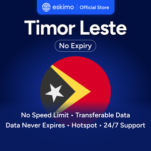 Tarjeta SIM digital Eskimo Timor Leste de 3 GB, sin caducidad de datos, datos de viaje de alta velocidad 5G/4G, no se requiere SIM física, S-TL-03, para teléfonos inteligentes - Product Image 1