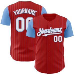 Custom Breathable Quick-Dry Summer Baseball Jersey 100% Polyester Heat-Transfer Printed Short Sleeve Crew Neck Team Name - Product Image 1