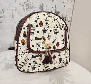 Printed <b>Student</b> <b>Backpack</b> Waterproof School Bag Softback Bookbag with Front Flap Pocket for School Travel - Product Image 3