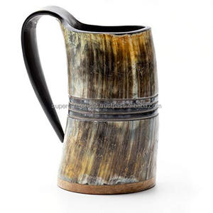 Solid Colored Horn Design Drinking <b>Mug</b> for Beer Drinking Indoor Decor Unique Material Design Drinking <b>Mug</b> - Product Image 1