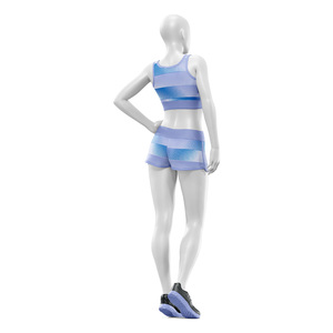 Conjunto Deportivo para Mujer al por Mayor: Sujetador Deportivo y Shorts de Yoga de Cintura Alta, Transpirables, para Gimnasio, Fabricante OEM - Product Image 3