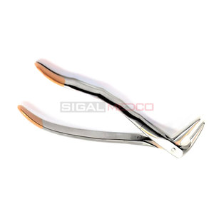 Forceps d'extraction des racines # Outil d'extraction dentaire manuel à bec dentelé 959.01 TC, acier inoxydable allemand de qualité supérieure - Product Image 2
