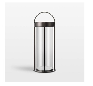 Portavelas de metal hecho a mano con frasco de vidrio y soporte para huracán sin llama, de metal y vidrio, para decoración del hogar - Product Image 5