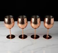 Taza de Cobre Sólido con Revestimiento Apto para Alimentos, Diseño Clásico Martillado a Mano, Ecológica, Reciclable, Ligera, Resistente al Calor y a Fugas