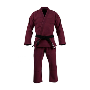 Men's Black BJJ Kimono 100% <b>Polyester</b> Durable Jiu Jitsu Gi Uniform Regular Fit Adult Martial Arts Wear - Product Image 3