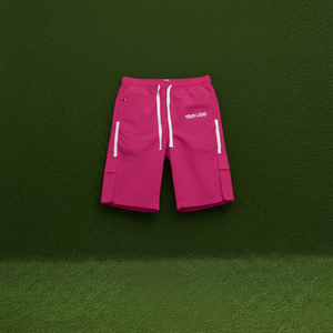 Custom Made 100% Cotton Windproof & Waterproof <b>Lightweight</b> OEM Service Solid Men Hip Hop Style Relaxed Fit <b>Cargo</b> Pockets <b>Shorts</b> - Product Image 3