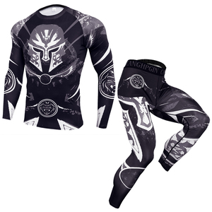 Conjunto de Compresión Vedo de 3 Piezas con Logotipo Personalizado, Ropa Deportiva Transpirable de Poliéster, Capa Base para Ciclismo, Ajuste Ceñido, Cintura Elástica - Product Image 2
