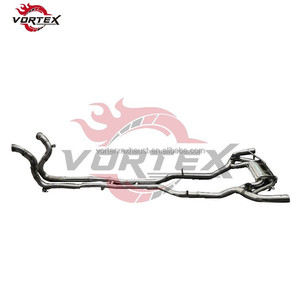 Vortex Stainless Steel Mirror Polished 1.5mm Fish Scale TIG Welding Aggressive Sound Catback <b>Exhaust</b> System for Mercedes-Benz - Product Image 3