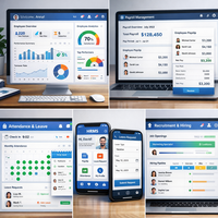 Software Profesional de Gestión de Recursos Humanos con IA, Gestión Inteligente de Empleados, Optimización Automatizada del Recuadro Laboral, Versión Internet, Linux, MAC