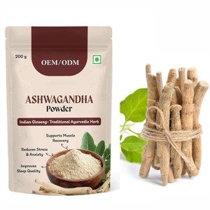 OEM ODM Polvo de Raíz de Ashwagandha 100% Puro, Polvo de Ashwagandha Natural de Grado Alimenticio para Hombres y Mujeres, Polvo de Ashwagandha Premium - Product Image 1