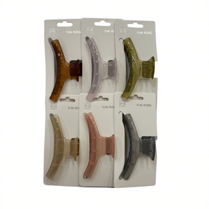 PINZAS Pince à cheveux monobloc couleur gelée, accessoires de mode en cristal - Product Image 1