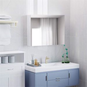 Wall Mounted <b>Smart</b> LED <b>Mirror</b> Frame Bathroom <b>Mirror</b> with Fogless Illuminated Battery Powered Feature for Salon and Bath Room - Product Image 3