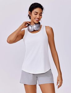 Débardeur basique pour femme en coton doux, sans manches, coupe ajustée, extensible, col rond, uni, écologique, séchage rapide, décontracté, pour l'été - Product Image 2