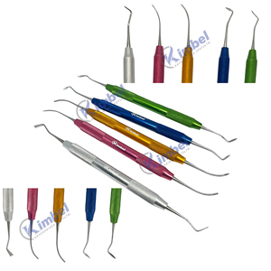 Kit professionnel d'endoplugs dentaires avec manche argenté, instruments de remplissage et de condensation pour traitement endodontique, 4 pièces - Product Image 5