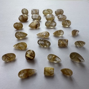 TFH Lot de rutile doré de 131 carats et 27 pièces, tailles jusqu'à 7x9 à 11x20, formes multiples, également taillées et polies, matériau AAA. - Product Image 3