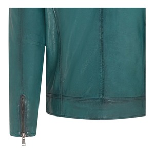 Blouson de motard en cuir de luxe pour homme, style vintage, cuir véritable, service d'échantillons OEM disponible dans le monde entier - Product Image 5