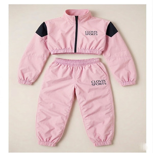 Women Nylon Windbreaker Tracksuit Set Custom Sports <b>Jacket</b> And Shorts <b>Lightweight</b> Waterproof <b>Running</b> Suit Fashion - Product Image 1