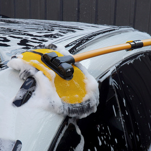 Cepillo de Lavado de Autos ACEPEED [3S] sin Espacios, con Varilla de Aluminio, Cabezal Inclinable, Material de Chenilla, Extensible - Product Image 3