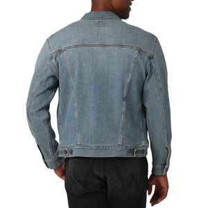 Veste en jean décontractée pour homme, 100% coton, tissu confortable et respirant, échantillon gratuit, vente en gros, personnalisable, meilleure qualité - Product Image 5