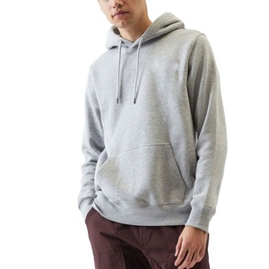Sweat à capuche décontracté pour homme, manches longues, en molleton bouclette épais avec logo personnalisé, respirant et séchage rapide pour l'hiver - Product Image 3
