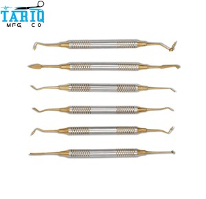Kit d'instruments dentaires manuels autoclavables pour composite, ensemble d'outils de placement, de modelage et de finition de composite restaurateur - Product Image 6