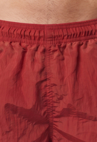 Shorts coupe-vent amples pour hommes, décontractés, 100 % nylon polyester, taille mi-élastique, longueur genou, poches avant et arrière