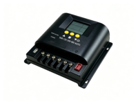 Santer GM50 2026 Nouveau Design 12V/24V/48V 2 Sorties Fusibles 5V USB PWM 50A Contrôleur de Charge Solaire Écran LCD 2400W