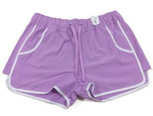 กางเกงว่ายน้ำเอวสูงผู้หญิง ผ้าโพลีเอสเตอร์ 100% ย้อมสี แห้งเร็ว มีเชือกผูก - Product Image 4