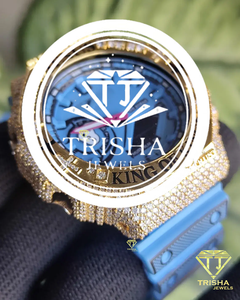 Premium VVS Moissanite Diamond Watch for Men 925 Sterling Silver Iced Out Christian Luxury <b>Wristwatch</b> - Product Image 4