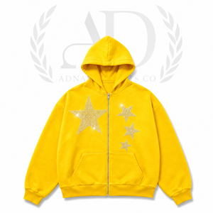 Sweat à capuche personnalisé avec strass pour hommes et femmes |   Sweat à capuche orné de cristaux |   Sweat-shirt à capuche surdimensionné |   Sweat-shirt orné de diamants - Product Image 3