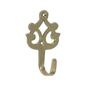 Gancho de pared para ahorrar espacio, ganchos de metal resistentes para colgar en la pared, organizador para abrigos, sombreros y bolsos, en acabado dorado. - Product Image 1