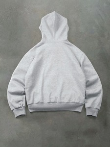 Sudadera con capucha vintage negra para hombre, 100% algodón polar, 320g, antiarrugas, corte holgado, estampado personalizado frontal, sudadera de invierno Erni - Product Image 4