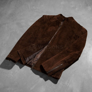 Veste de camionneur sur mesure OEM, matière en coton doux, manches longues, vêtements de mode, veste de camionneur pour hommes - Product Image 6