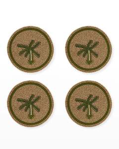 Sous-verres en verre perlé faits main de qualité supérieure, motif arbre multicolore, ensemble de tasses à thé au meilleur prix - Product Image 1