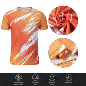 เสื้อเจอร์ซีย์สำหรับนักขี่มอเตอร์ไซค์ชาย ขายส่ง ระบายอากาศได้ดี เป็นมิตรกับสิ่งแวดล้อม ผ้าฟลีซ คอกลม แขนสั้น สั่งทำได้ ไซส์ใหญ่พิเศษ - Product Image 3