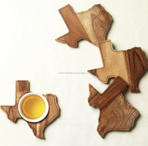 Sous-verres octogonaux en bois de noyer de haute qualité pour la maison et les hôtels - Product Image 4