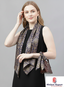 Bufandas cuadradas suaves y ligeras Tela Premium Accesorios de moda al por mayor Perfecto para pedidos de MOQ bajos - Product Image 2