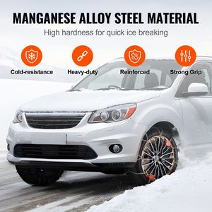 Catene da neve rassodanti a maglia diamantata con ruote di trazione antiscivolo Premium resistenti alle intemperie - Product Image 3